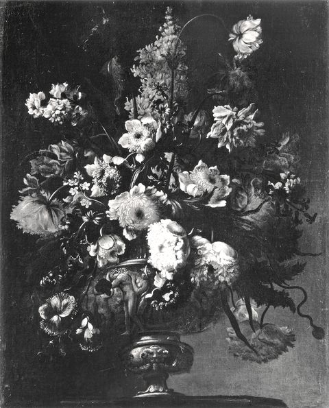 Studio Fotografico Perotti — Nuzzi Mario (Mario de' Fiori) - sec. XVII - Natura morta con vaso di fiori — insieme